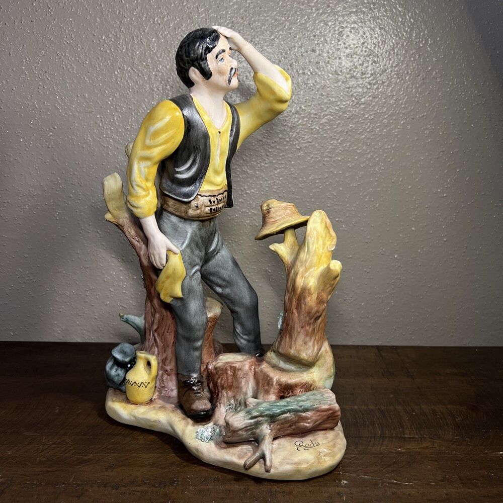 Europorcelain Rody European Farmer Figurine Romanian